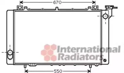 Радиатор, охлаждение двигателя VAN WEZEL купить