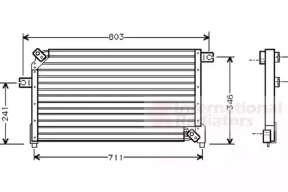 Конденсатор, кондиционер VAN WEZEL купить