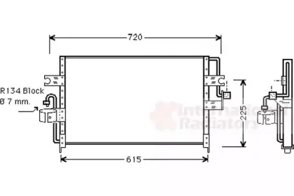 Конденсатор, кондиционер VAN WEZEL купить