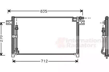 Конденсатор, кондиционер VAN WEZEL купить