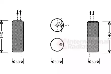 Осушитель, кондиционер VAN WEZEL купить