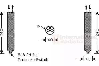 Осушитель, кондиционер VAN WEZEL купить