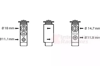 Расширительный клапан, кондиционер VAN WEZEL купить