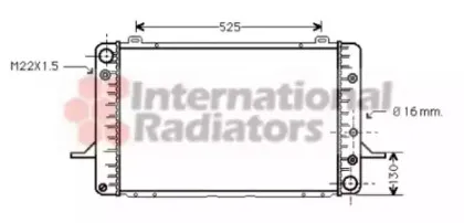 Радиатор, охлаждение двигателя VAN WEZEL купить