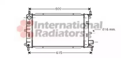Радиатор, охлаждение двигателя VAN WEZEL купить