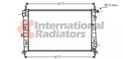 Радиатор, охлаждение двигателя VAN WEZEL купить