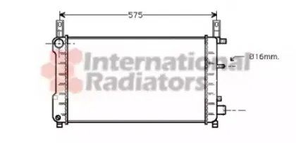 Радиатор, охлаждение двигателя VAN WEZEL купить