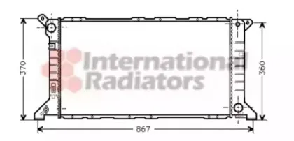 Радиатор, охлаждение двигателя VAN WEZEL купить