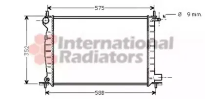 Радиатор, охлаждение двигателя VAN WEZEL купить