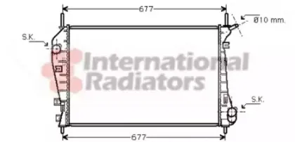 Радиатор, охлаждение двигателя VAN WEZEL купить