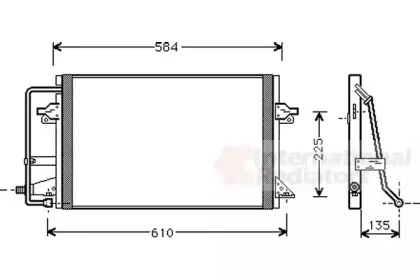 Конденсатор, кондиционер VAN WEZEL купить