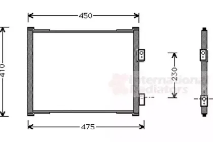 Конденсатор, кондиционер VAN WEZEL купить