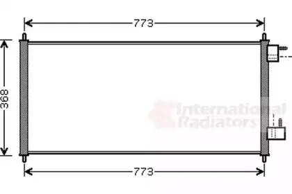 Конденсатор, кондиционер VAN WEZEL купить