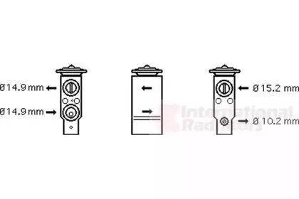 Расширительный клапан, кондиционер VAN WEZEL купить