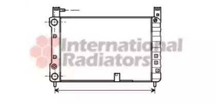 Радиатор, охлаждение двигателя VAN WEZEL купить