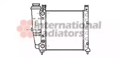 Радиатор, охлаждение двигателя VAN WEZEL купить