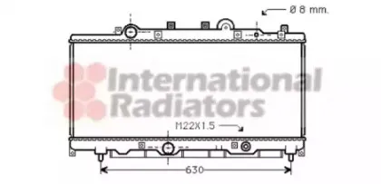Радиатор, охлаждение двигателя VAN WEZEL купить