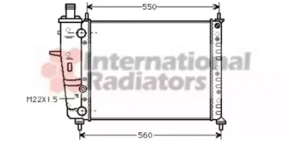 Радиатор, охлаждение двигателя VAN WEZEL купить