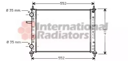 Радиатор, охлаждение двигателя VAN WEZEL купить