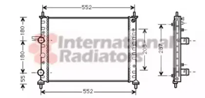 Радиатор, охлаждение двигателя VAN WEZEL купить