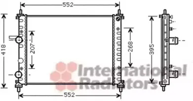 Радиатор, охлаждение двигателя VAN WEZEL купить