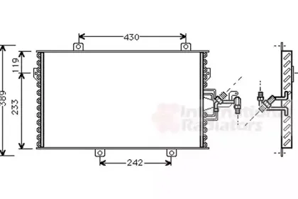 Конденсатор, кондиционер VAN WEZEL купить