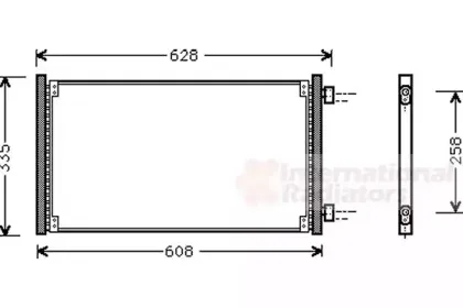 Конденсатор, кондиционер VAN WEZEL купить