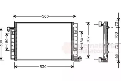 Конденсатор, кондиционер VAN WEZEL купить