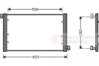 Конденсатор, кондиционер VAN WEZEL купить