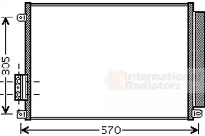 Конденсатор, кондиционер VAN WEZEL купить