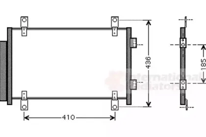 Конденсатор, кондиционер VAN WEZEL купить