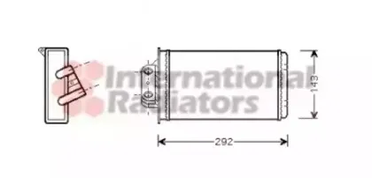 Теплообменник, отопление салона VAN WEZEL купить