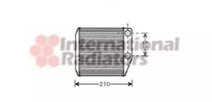 Теплообменник, отопление салона VAN WEZEL купить