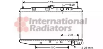Радиатор, охлаждение двигателя VAN WEZEL купить