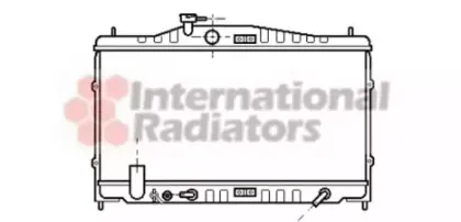 Радиатор, охлаждение двигателя VAN WEZEL купить