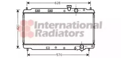 Радиатор, охлаждение двигателя VAN WEZEL купить
