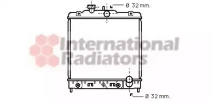Радиатор, охлаждение двигателя VAN WEZEL купить