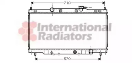 Радиатор, охлаждение двигателя VAN WEZEL купить