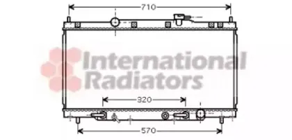 Радиатор, охлаждение двигателя VAN WEZEL купить