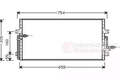 Конденсатор, кондиционер VAN WEZEL купить