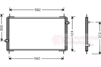 Конденсатор, кондиционер VAN WEZEL купить