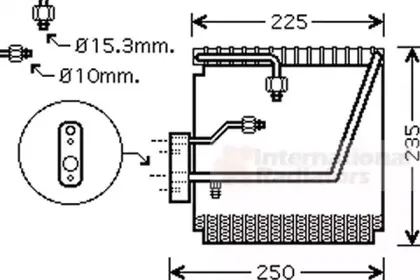 Испаритель, кондиционер VAN WEZEL купить