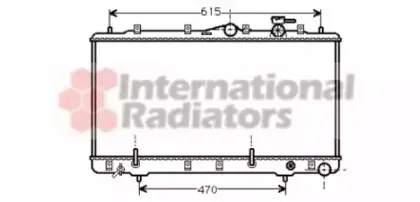 Радиатор, охлаждение двигателя VAN WEZEL купить