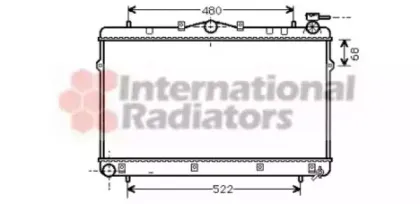 Радиатор, охлаждение двигателя VAN WEZEL купить