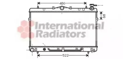 Радиатор, охлаждение двигателя VAN WEZEL купить
