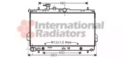 Радиатор, охлаждение двигателя VAN WEZEL купить