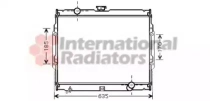 Радиатор, охлаждение двигателя VAN WEZEL купить
