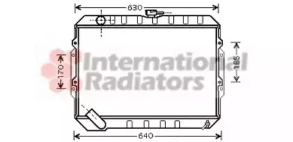 Радиатор, охлаждение двигателя VAN WEZEL купить