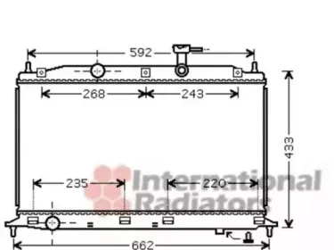 Радиатор, охлаждение двигателя VAN WEZEL купить