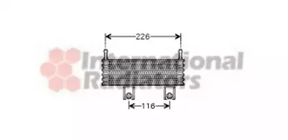 масляный радиатор, двигательное масло VAN WEZEL купить